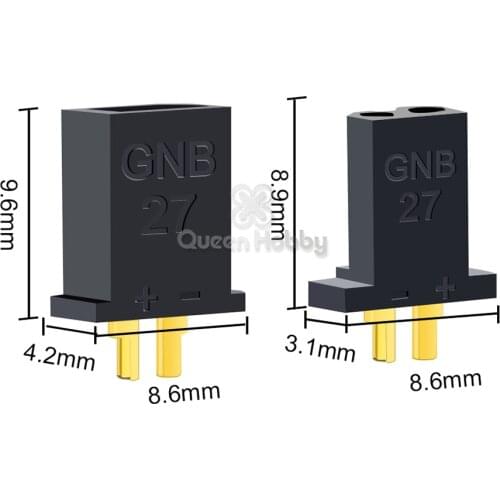 5 Pairs/Lot Gaoneng GNB 27 Connector Female Male Plug For Racing Models Multicopter Fixed Board DIY Spare Part