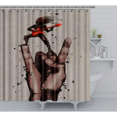Aplysia Different Gestures and Different People in Big Hands Shower Curtain 72x72 Inches Polyester Fabric Waterproof with Hooks