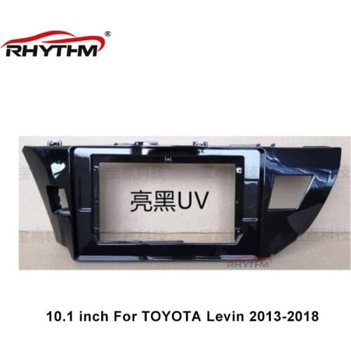 10.1 Inch 2din Car Radio Fascia For TOYOTA Corolla Levin 2013-2018 Stereo Panel Dash Installation Double Din CD DVD Frame
