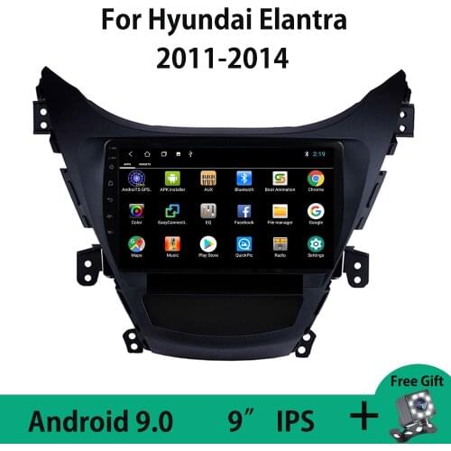 Android 10.0 Car Radio For Hyundai Elantra Avante I35 5 JK GD MD UD 2010 - 2016 WIFI Multimedia Video Player Bluetooth Carplay