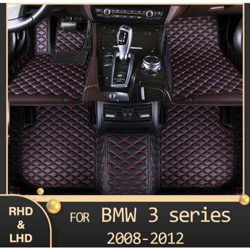 Car floor mats for BMW 3 series 325i 330i 335i 320i 318i 2008 2009 2010 2011 2012 (four door) Custom auto foot Pads automobile