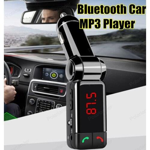 Car MP3 Player BluetoothHandsfree FM Transmitter HD Loosless + LCD Screen + Support TF Slot