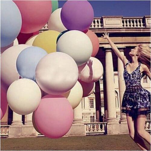 Helium Big Large Giant Ballons Birthday Party Decora Inflatable Air Ball 36 Inchs Round & Oval Latex Balloons Wedding Decoration