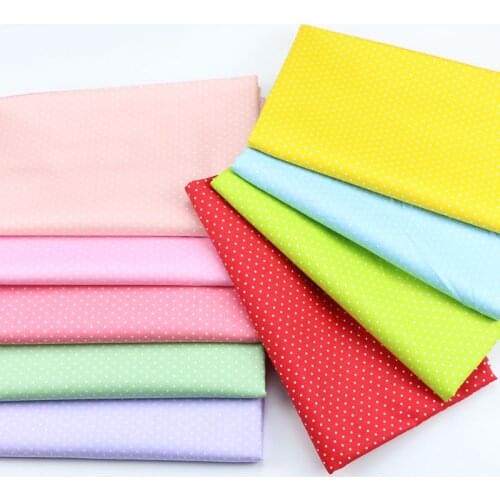 160cm*50cm mini dot 1mm baby Cotton Fabric Cloth Sewing Quilting bedding apparel dress diy patchwork fabric infant cloth