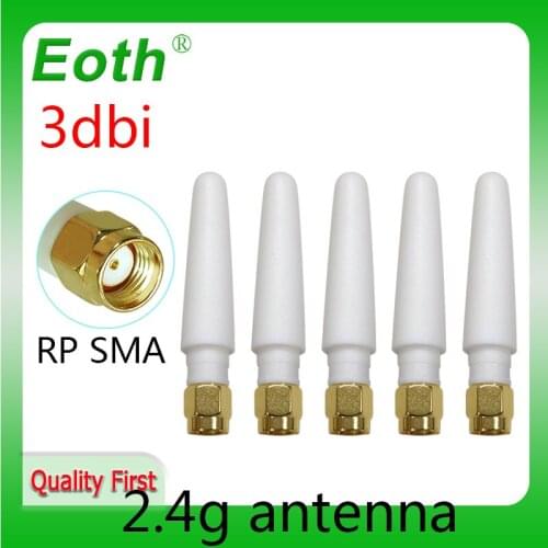 2.4 GHz wifi antenna real 3dBi Aerial RP-SMA Connector antena 2.4ghz antenne 2.4G wifi antenas wi-fi antennas Wireless Router