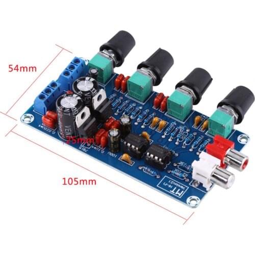 HIFI OP-AMP Amplifier NE5532 Preamplifier Volume Tone Control Assembled Board High Qualiyty