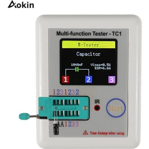 Lcr Meter lcr tc1 Transistor Tester Display Multi-function 1.8 inches lcr-tc1 tft Transistor Tester Detector for Diode Triode