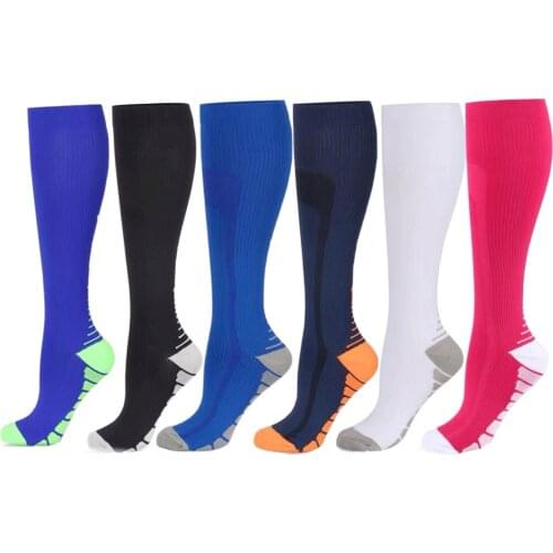 Compression Socks Men Women Nylon Medical Nursing Specializes Outdoor Cycling Fast-drying Breathable Running Sports Socks