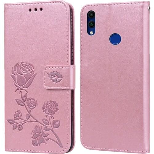 Luxury Leather Flip Book Case for Huawei Honor 10 Lite Premium View 10 V10 10i Rose Flower Wallet Stand Case Phone Cover Bag