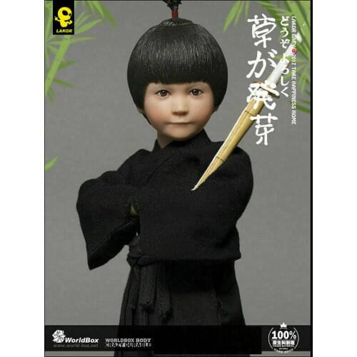 Lakor Baby 1/6 Scale Kendo Little Japanese kimono Boy Action Fiure Model Full Set Figure Toys for Collection