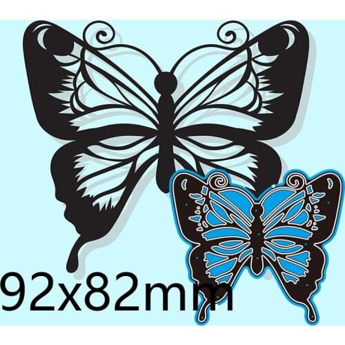 Metal Dies Large Butterfly Holow New Stencils DIY Scrap booking Paper Cards Craft Making Craft Decoration 92*82mm