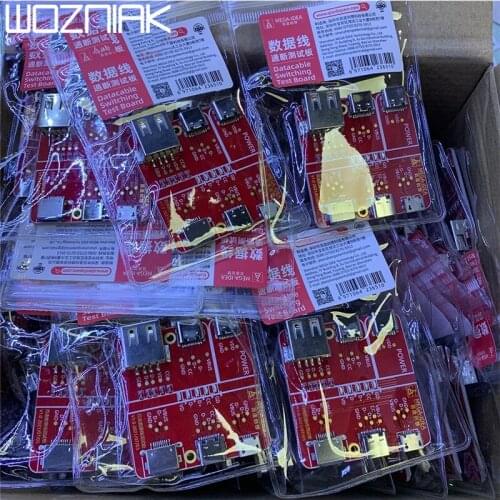 QIANLI MEGA-IDEA ON-OFF Data Cable Detection Board For iPhone Android Data Cable Type-C Micro Lighting Date Swtching Test Board