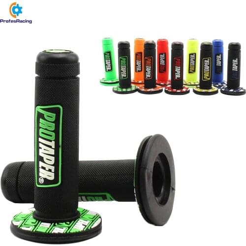 10 Colors Option Handle Grip Protaper Motorcycle Protaper Dirt Pit Bike Motocross 7/8" Rubber Gel Hand Grips Brake Hands
