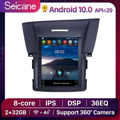Seicane 9.7 inch Android 10.0 API 29 2+32G DSP IPS Car Head Unit Player GPS Radio Stereo 4G For 2012 2013 2014-2016 Honda CRV
