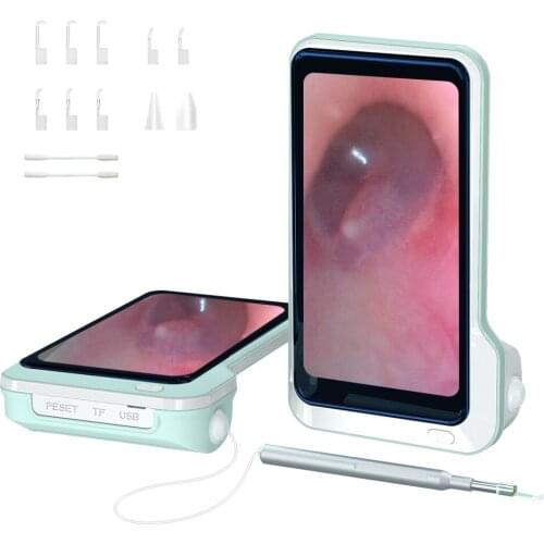 P50 Smart wifi with screen Otoscope 5 million HD visual ear pick Luminous ear pick Children visual ear pick 3.9mm 1080P