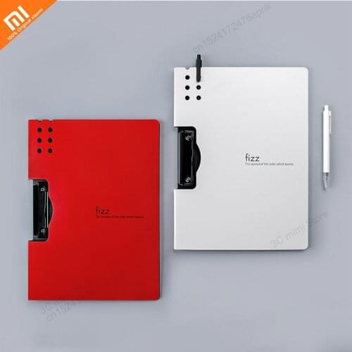Xiaomi mijia horizontal A4 folder matte texture portable pen tray 3 layer thick notebook office meeting papers pocket school