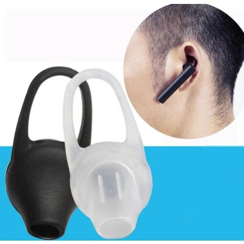 100pcs Black Transparent Bluetooth Earphone Silicone Earhook Loop Clip Headset Ear Hook Replacement Accessories