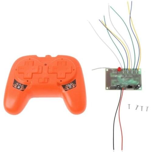 2.4G 8CH Remote Control with Receiver Board DIY Toy for Boat Tank Car 4-6V Accessories F1CB