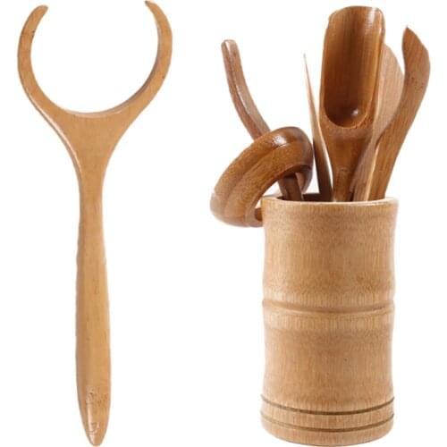 7 Pieces Bamboo Tea Utensils Chinese Gongfu Tea Set Tea Ceremony Tools