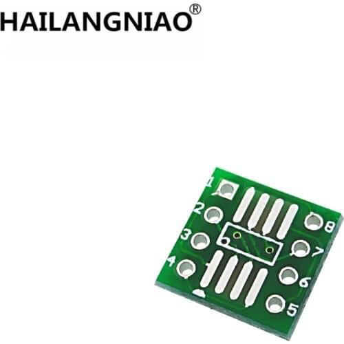 80PCS/LOT SO8 MSOP8 SOIC8 TSSOP8 SOP8 turn DIP8 IC adapter Socket Adapter plate PCB PB-FREE without Pin Header