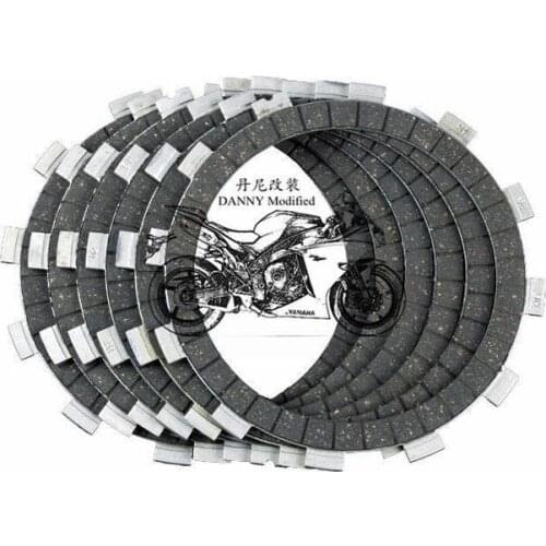 Free Shipping For Yamaha XV125 XV250 Motorcycle 6pcs CLUTCH friction Discs PLATES Set Kit motorcycle parts