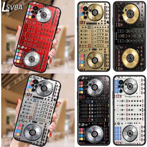 DJ Music Retro for Xiaomi Redmi Note 10 10S 9 9T 9S 9Pro Max 8T 8Pro 8 7 6 5 Pro 5A 4X 4 Soft Black Phone Case