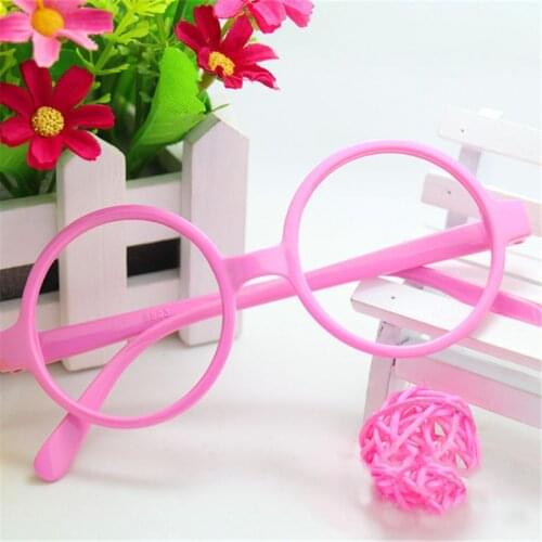 2PCS Cuit Childrens Glasses Frame Round Vintage Baby Decoration Star Power HP Men Wizard Quality Round Glasses Frames