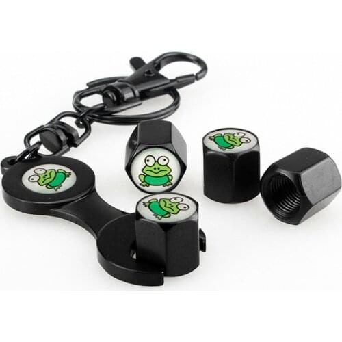 Wrench Keychain Caps For Peugeot 207 208 301 307 308 408 Anti-theft And Dustproof Moto Bicycle Valve Caps Wheel Tires Parts