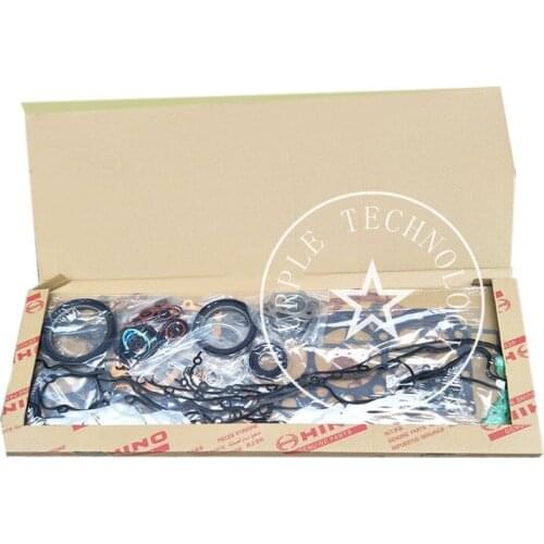 Diesel fuel engine gasket sealing repair kit for hino PC11