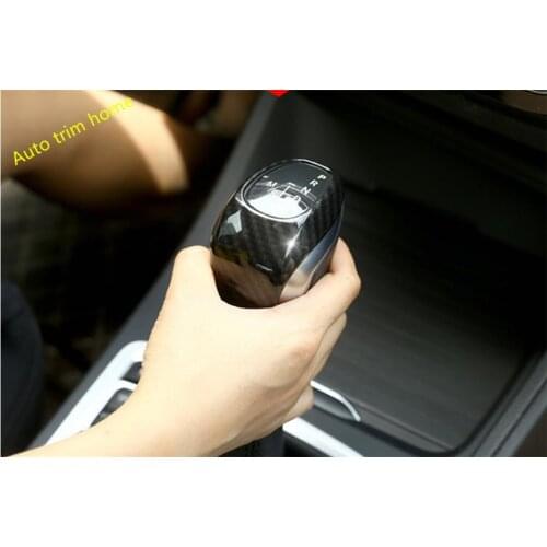 Lapetus Gear Shift Knob Handle Cover Trim Carbon Fiber Look For BMW 2 Series Active Tourer F45 F46 2015 - 2019 218i 228i