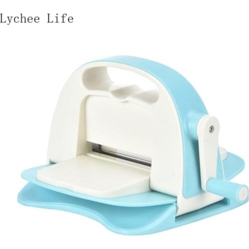 Lychee Life Scrapbooking Cutting Embossing Die Machine Cutter Piece Die Paper Leather Fabric Cut Machine Diy Home Decoration