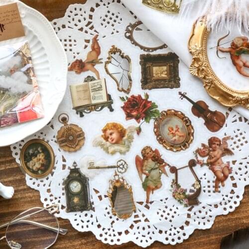 40pcs/1lot Kawaii Stationery Stickers cute Angel Diary Planner Decorative Mobile Stickers Scrapbooking Sticker