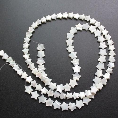 Natural White Shells Shiny Pentagrams Jewelry and Jewelry Making Handmade DIY Necklaces Bracelets Earrings Jewelry Accessories