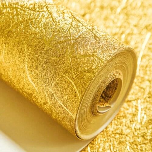 Beibehang gold foil wallpaper for walls 3 d Home Decor Modern Plants Papel De Parede Living Room Background Wall Paper Roll