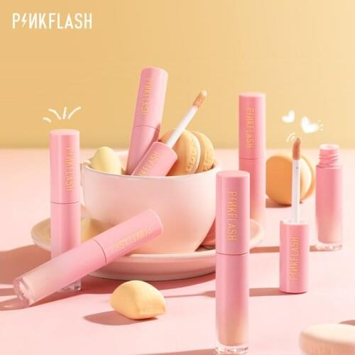 PINKFLASH Liquid Concealer Long Lasting Smooth Dark Circles Scar Acne Skin Primer Light Breathable Natural Isolation TSLM1