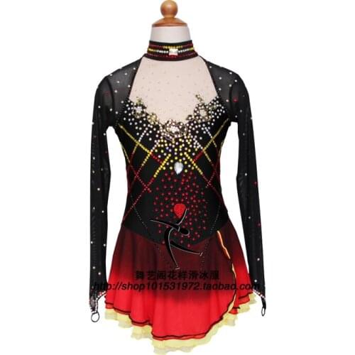 Ice Figure Skating Dress For Kids Fashion New Brand Figure Skating Dress For Competition DR3544