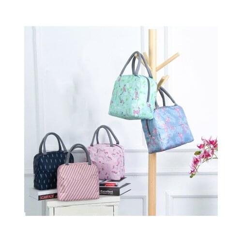 Portable insulated Oxford lunch bag hot food picnic lunch bag women and children function mode cooler school food lunch box