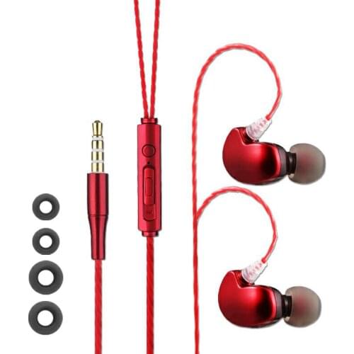 Wired Earbuds Headphones 3.5mm In Ear Earphone Earpiece With Mic Stereo Headset For Samsung/Huawei/Xiaomi/iPhone/Computer
