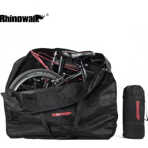 Rhinowalk 14 inch 20 inch Folding Bike Bag Loading Vehicle Carrying Bag Pouch Packed Car Thickened Portable Bicycle Pack
