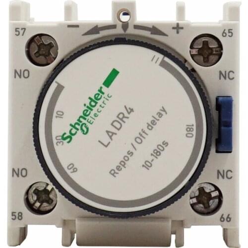 Schneider Electric France LADR4 10-180S Time Delay Block LADR2 Contactor Power Outage Delay Module Brand New Original