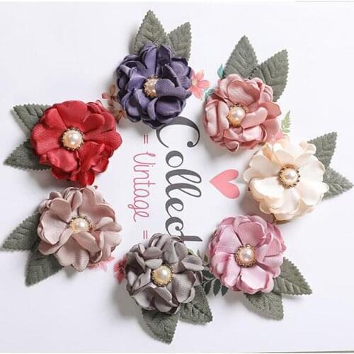Dog headwear Yorkshire hair accessories pet Teddy bear hairpins puppy hairpin cat jewelry accessories Curled flowers