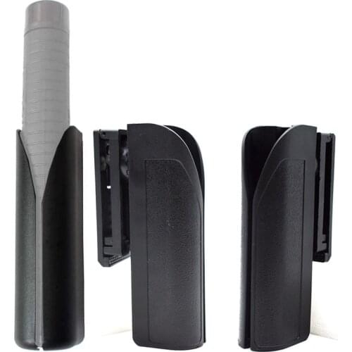 Tactical Diameter 3CM Baton Holster Flashlight Holder 360 Degree Rotating Baton Case Pouch Self Defense Hunting Survial Tool