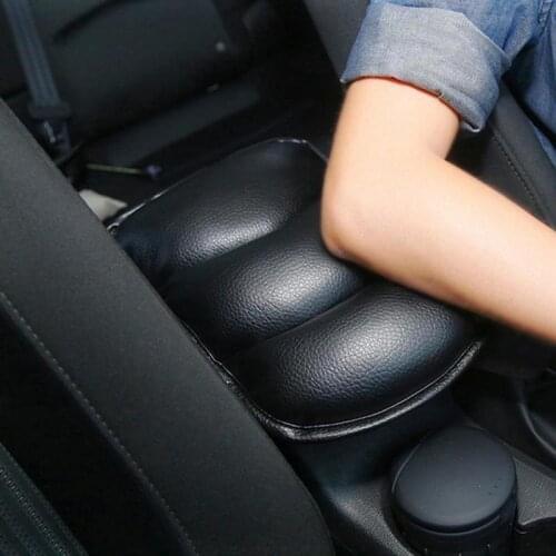Universal PU Soft Leather Auto Center Console Box Armrest Seat Protective Pad Mat Cover Cushion Arm Rest Auto Car Accessories