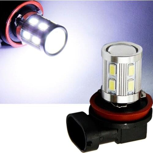 WTS 2pcs H11 H8 Car LED Fog Driving Lamp Light Bulb Auto DRL lights 12V white 6000k For Toyota Peugeot 407 2008 Peugeot 301 3008