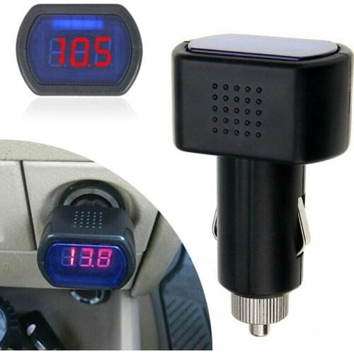 0-30 V Battery Voltage Meter 12V-24V Auto Car Cigaret Lighter Gauge LED