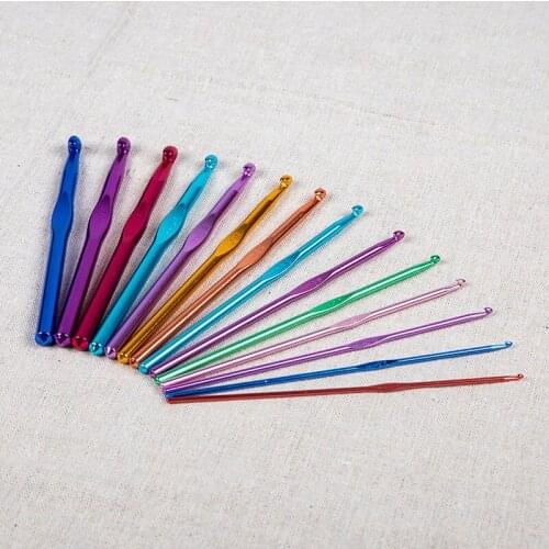 2Pcs Knitting Crochet Needles DIY handmade doll scarf hat sweater weave yarn crochet needles Knitting Tools Sewing Supplies