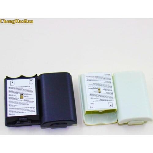200pcs 5colors Game Battery Case For Xbox 360 Wireless Controller Rechargeable Battery Cover For Xbox 360 w/ Sticker Accessories