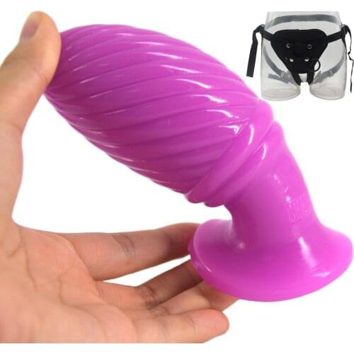 Huge Size Anal Butt Plugs Prostate Massage For Men Gay Female Anus Expansion Stimulator Anal Beads Sex Toys For Adults Sex Shop