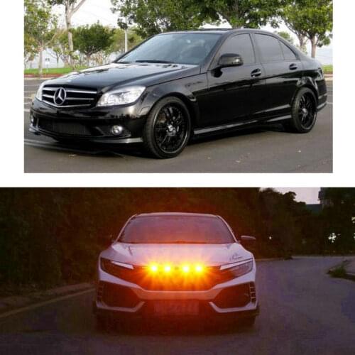 Car Accessories Grille Light Lamp For mercedes w245 w246 w203 w204 s204 cl203 a209 c209 w414 w639 w638 c219 w219 w210 w211 w212