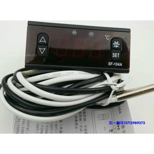 SF-104A Thermostat Cold Storage Temperature Controller Air-cooled Refrigerator Freezer Freezer Temperature Control Controller Te